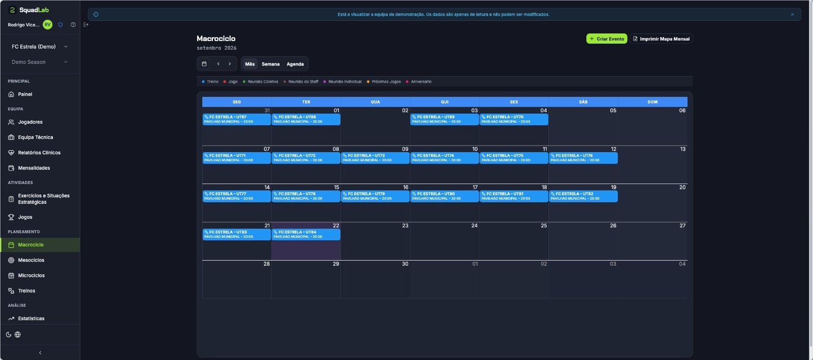 Season Planning